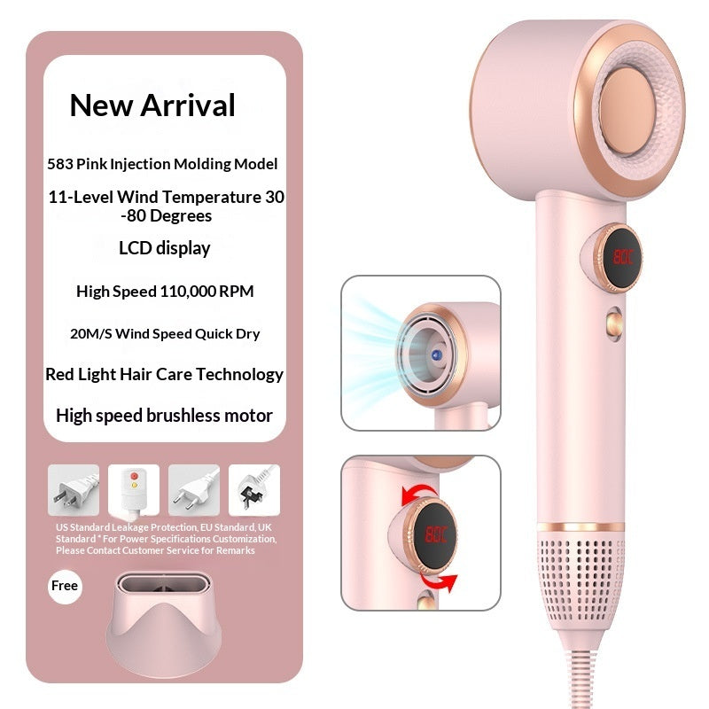 High-Power Home Hair Dryer With Negative Ions Fast Drying And Constant Temperature For Hair Care