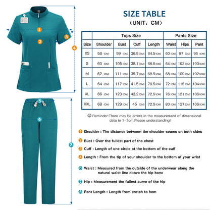 Surgical Scrubs For Nurses And Doctors Operating Room Uniform Set