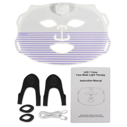 Multifunctional Rainbow Beauty Device Facial Red And Blue Light Mask Machine