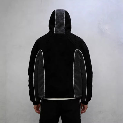 Y2K Embroidered Fleece Jacket For Men Fleece Hoodie