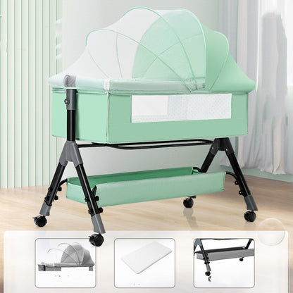 Portable Multifunctional Mobile Folding Cradle Bed