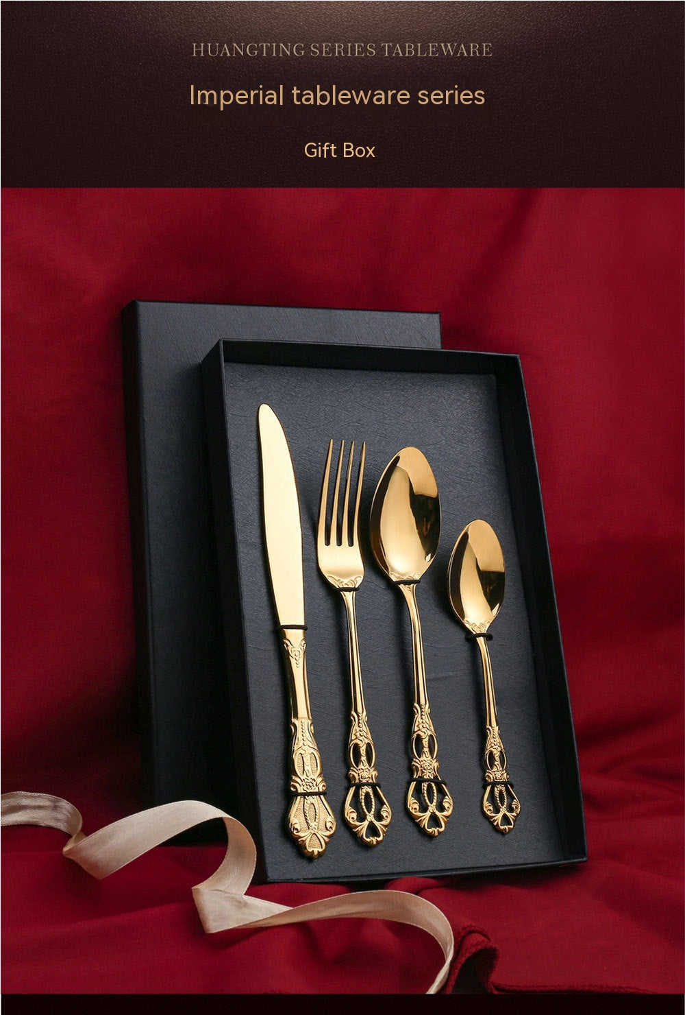 Stainless Steel Western Food Tableware Set Steak Knife And Fork Gift Box Steak Knife, Fork And Spoon