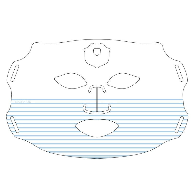 Multifunctional Rainbow Beauty Device Facial Red And Blue Light Mask Machine