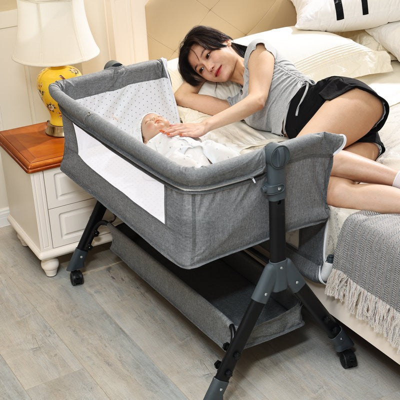 Portable Multifunctional Mobile Folding Cradle Bed