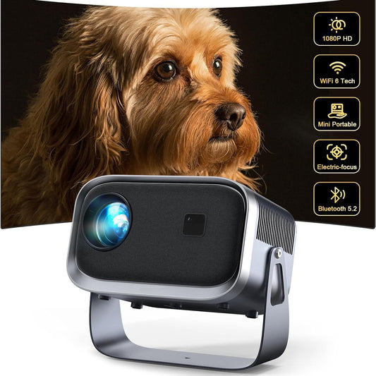 K6 PTZ Projector Small HD 4K Home Smart Portable