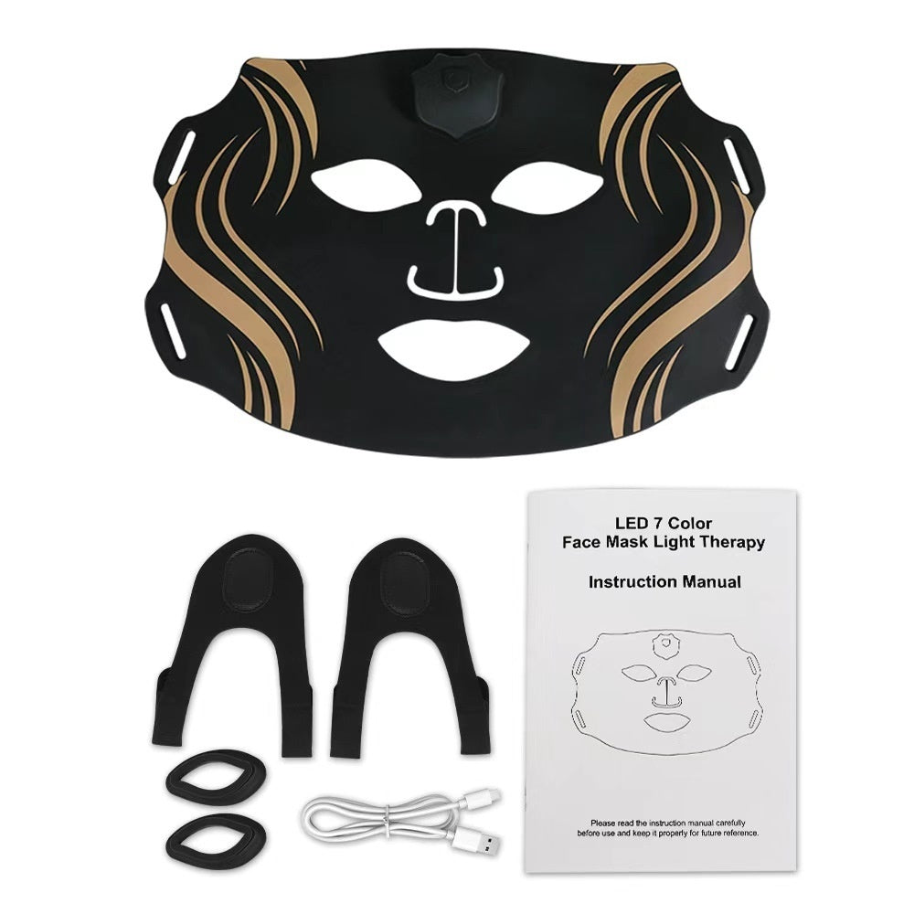 Multifunctional Rainbow Beauty Device Facial Red And Blue Light Mask Machine