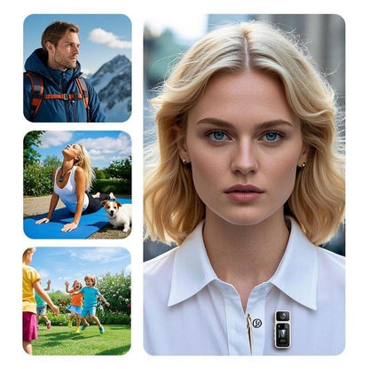 Ormos Mini Action Camera With 180 Degree Rotating Lens - 2.7K Ultra HD Thumb-Sized Camera, Magnetic Mount, WiFi APP Control, Portable Wearable Camera For Outdoor Sports & Daily Vlogging