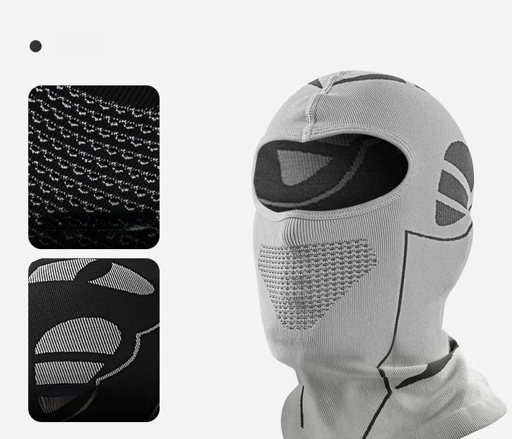 Cycling Skiing Thermal Balaclava Motorcycle Windproof Face Mask Electric Bike Helmet Liner Neck Gaiter