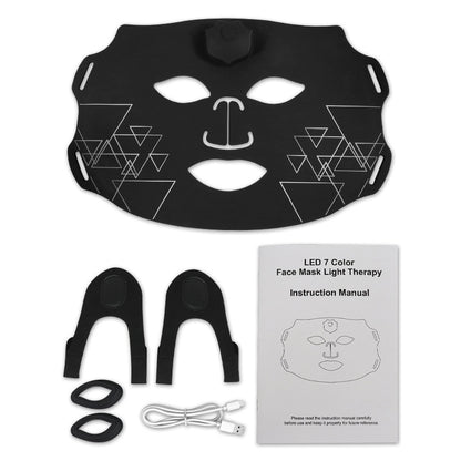 Multifunctional Rainbow Beauty Device Facial Red And Blue Light Mask Machine