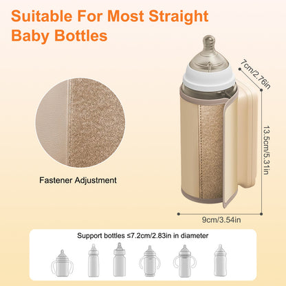 1Pc Portable Bottle Warmer With 6 Heating Levels