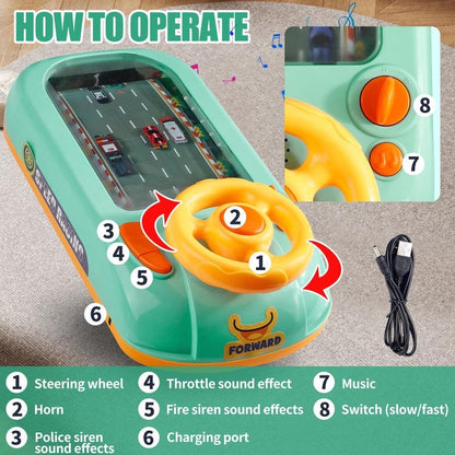 Musical Steering Wheel Toy