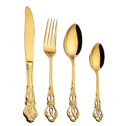 Stainless Steel Western Food Tableware Set Steak Knife And Fork Gift Box Steak Knife, Fork And Spoon