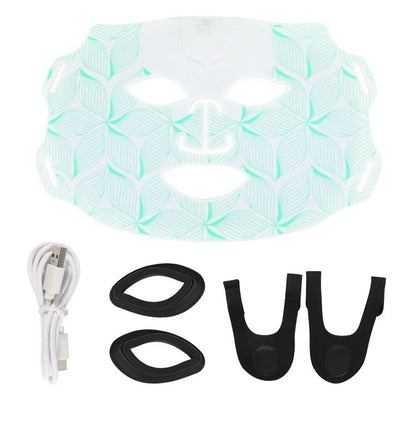 Multifunctional Rainbow Beauty Device Facial Red And Blue Light Mask Machine