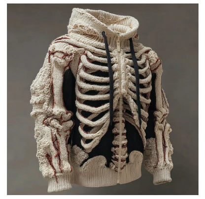 New 3D-printed Mens Flannel Long-sleeve Hoodie Top