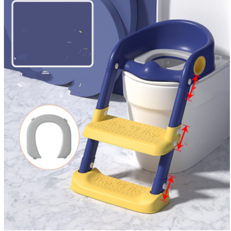Children's Toilet Toilet Stair-type Boy And Girl Baby Ladder Frame