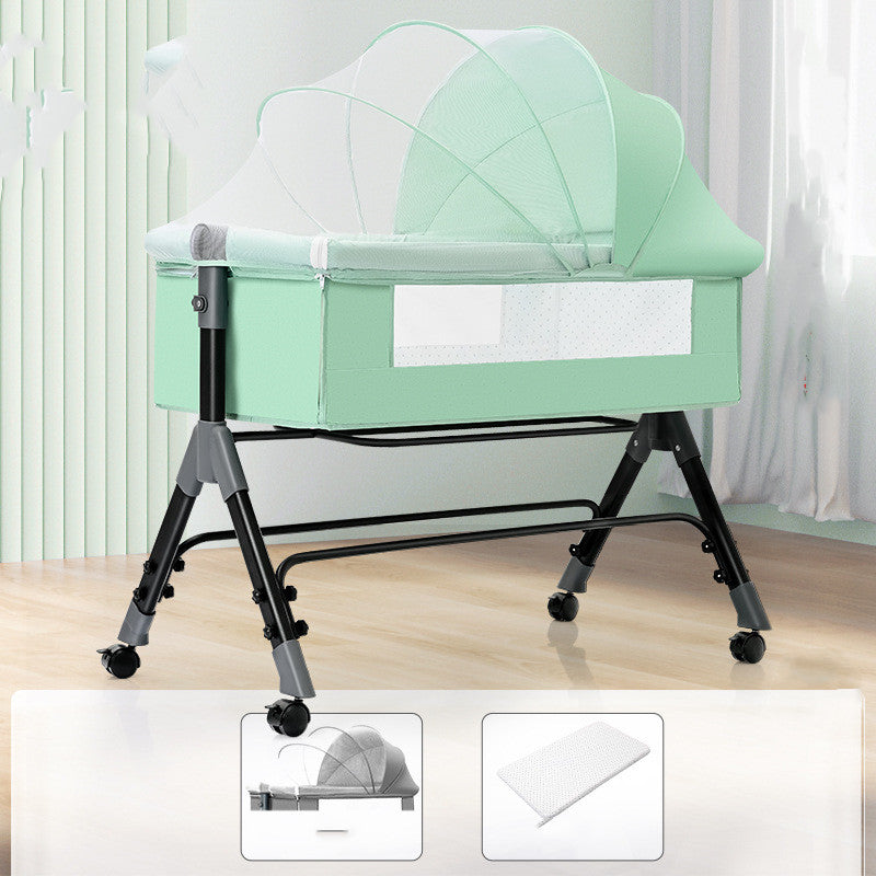 Portable Multifunctional Mobile Folding Cradle Bed