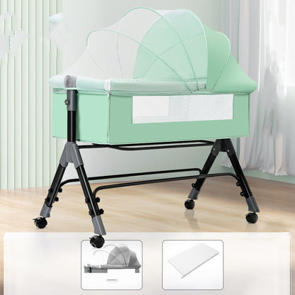 Portable Multifunctional Mobile Folding Cradle Bed