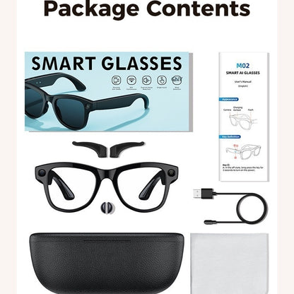 Smart Multi-function Photo And Video Bluetooth Glasses