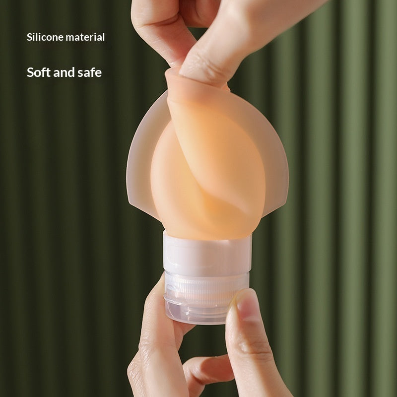 Portable Travel Dispensing Silicone Bottle