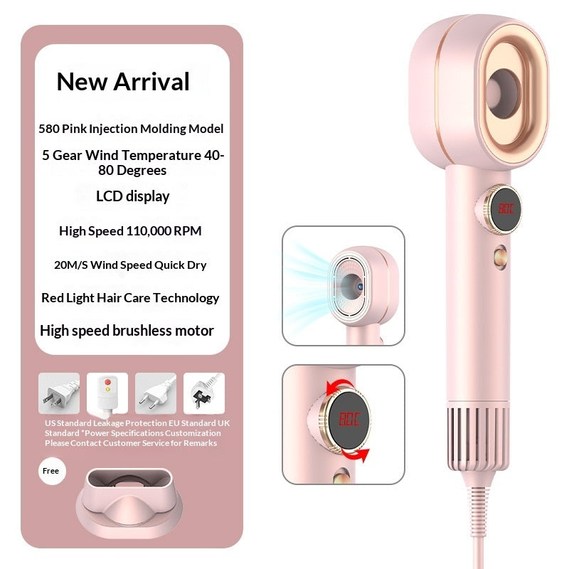 High-Power Home Hair Dryer With Negative Ions Fast Drying And Constant Temperature For Hair Care