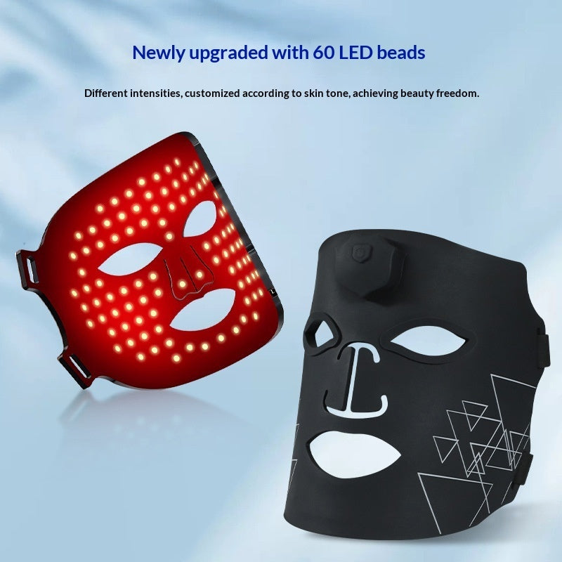 Multifunctional Rainbow Beauty Device Facial Red And Blue Light Mask Machine