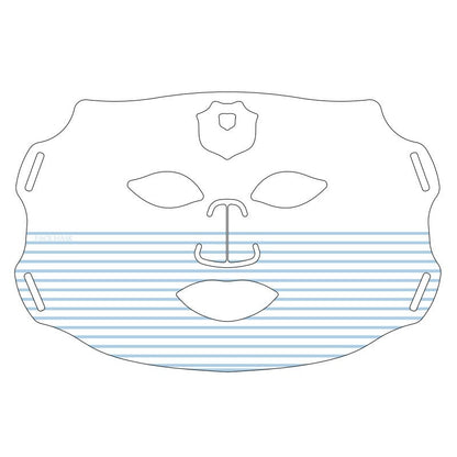 Multifunctional Rainbow Beauty Device Facial Red And Blue Light Mask Machine