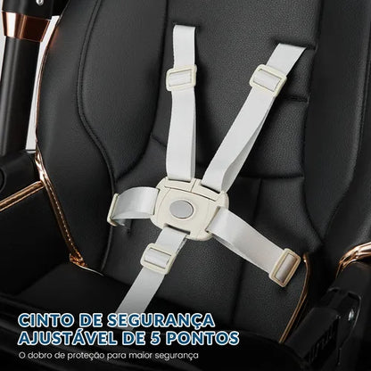 Baby Feeding Chair, Portable High Chair, Black