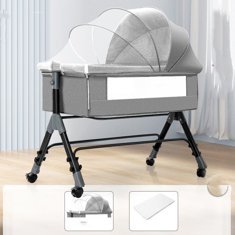 Portable Multifunctional Mobile Folding Cradle Bed