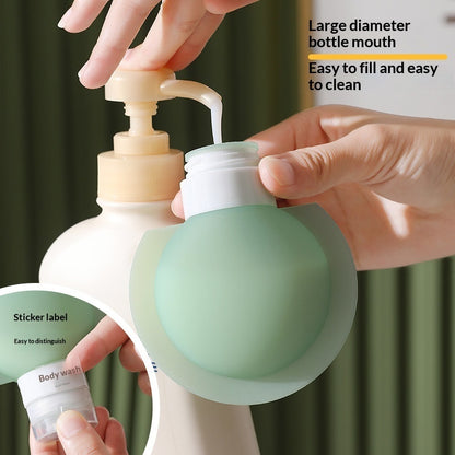 Portable Travel Dispensing Silicone Bottle