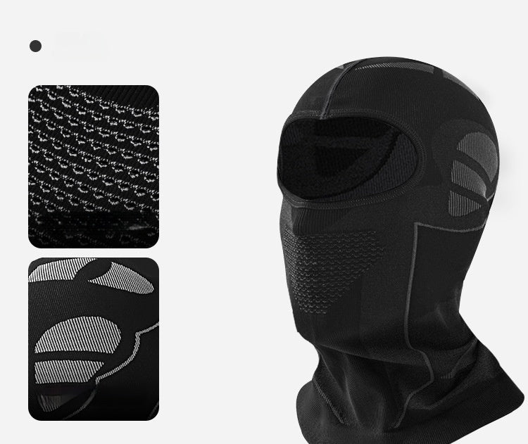 Cycling Skiing Thermal Balaclava Motorcycle Windproof Face Mask Electric Bike Helmet Liner Neck Gaiter