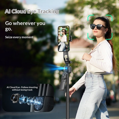 C17 Smartphone Selfie Stick Smart  Stabilized Extendable Gimbal With Full Auto Mode