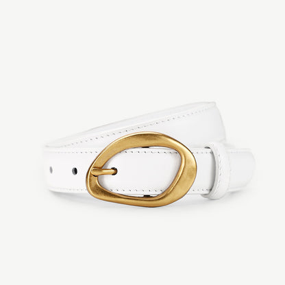 Stylish Versatile Womens Belt Made From Top-layer Cowhide